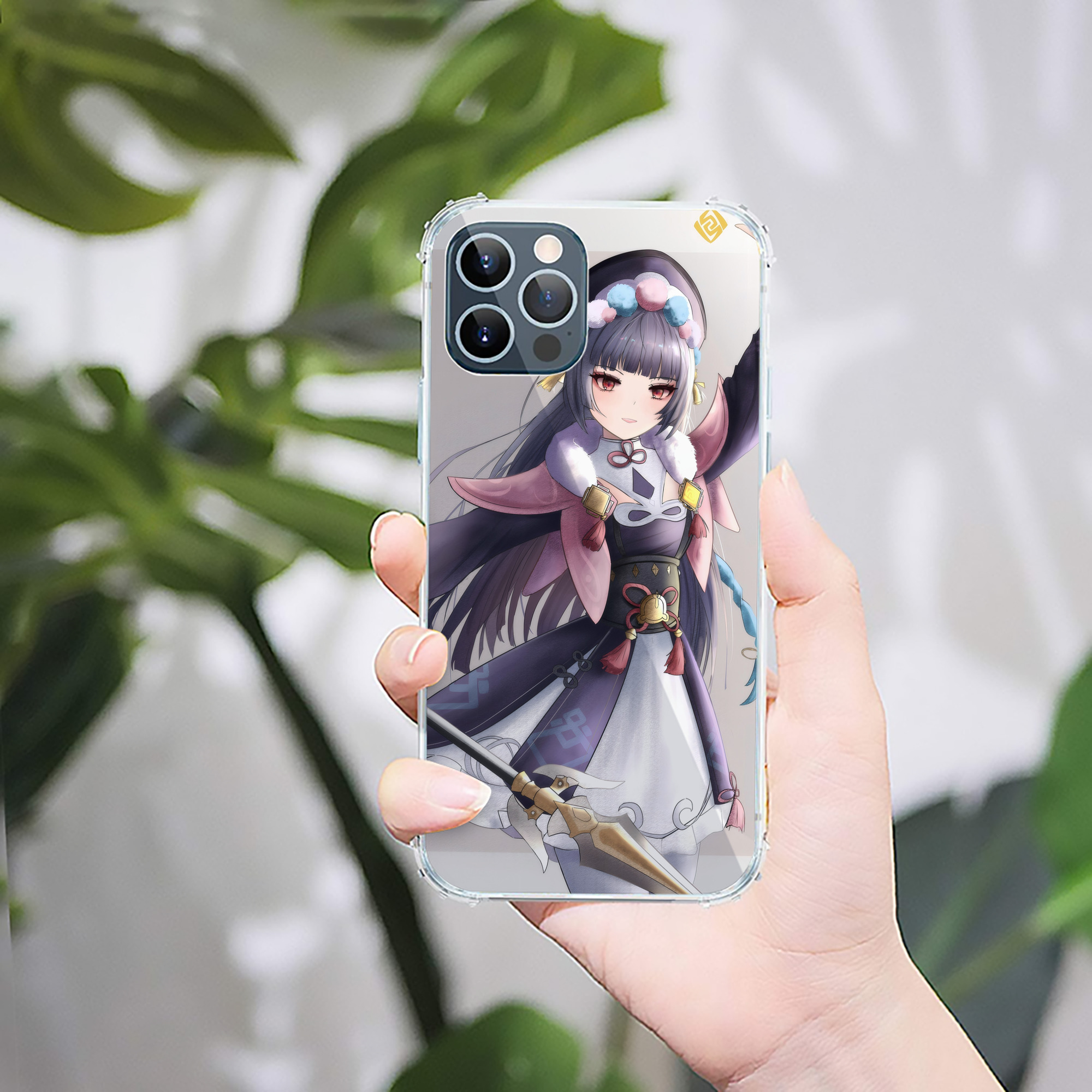 げんし神 genshin 【iPhone 12シリーズ対応】透明スマホケース（クリアソフトケース）